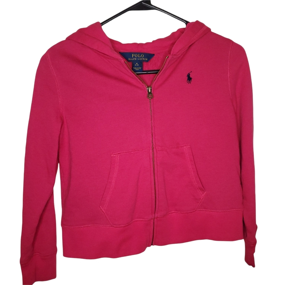 Polo Ralph Lauren girl's hoodie full zip jacket m